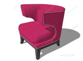 扶手椅055SU模型
