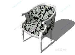 扶手椅084SU模型