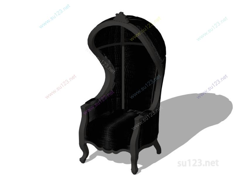 扶手椅050SU模型