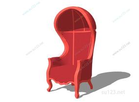 扶手椅051SU模型