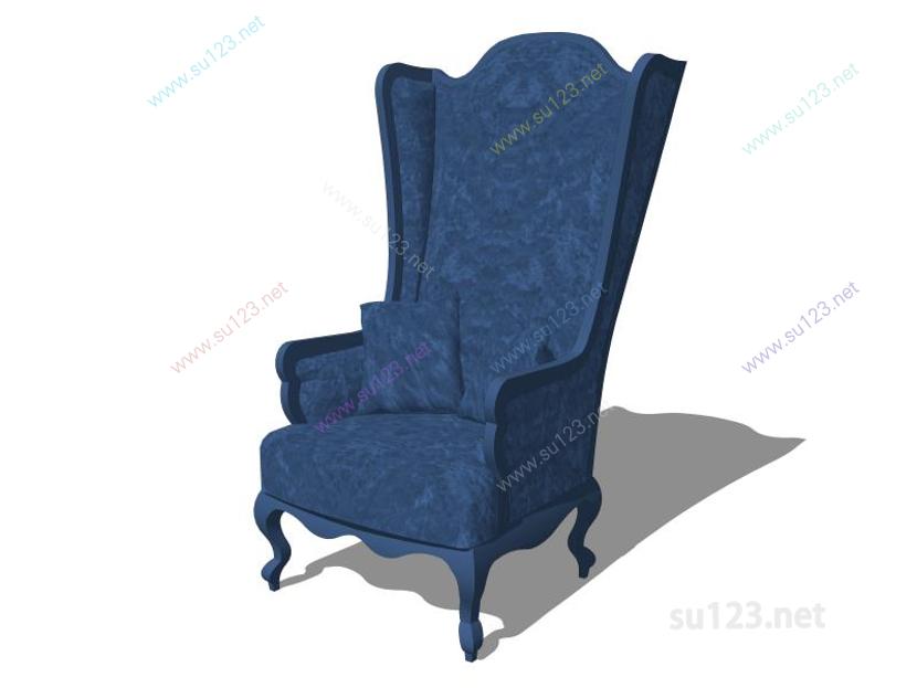 扶手椅054SU模型