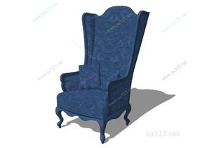 扶手椅054SU模型