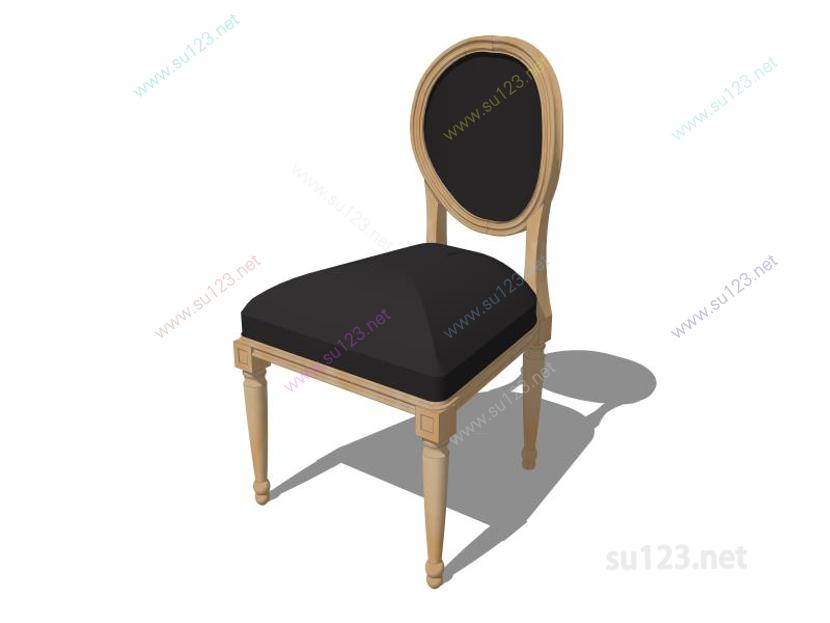 无扶手椅子010SU模型