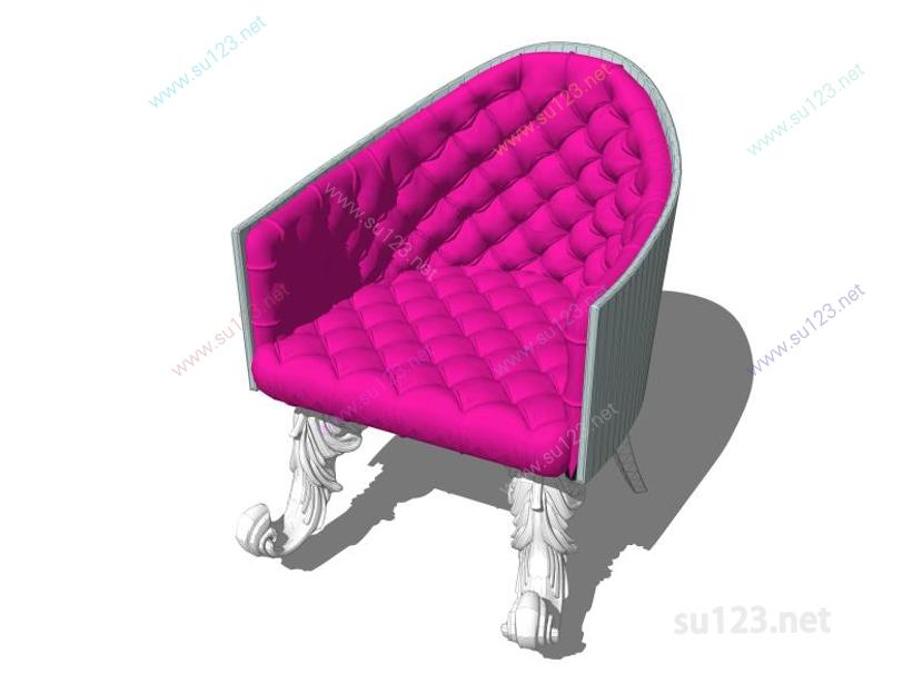 扶手椅105SU模型