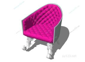 扶手椅105SU模型
