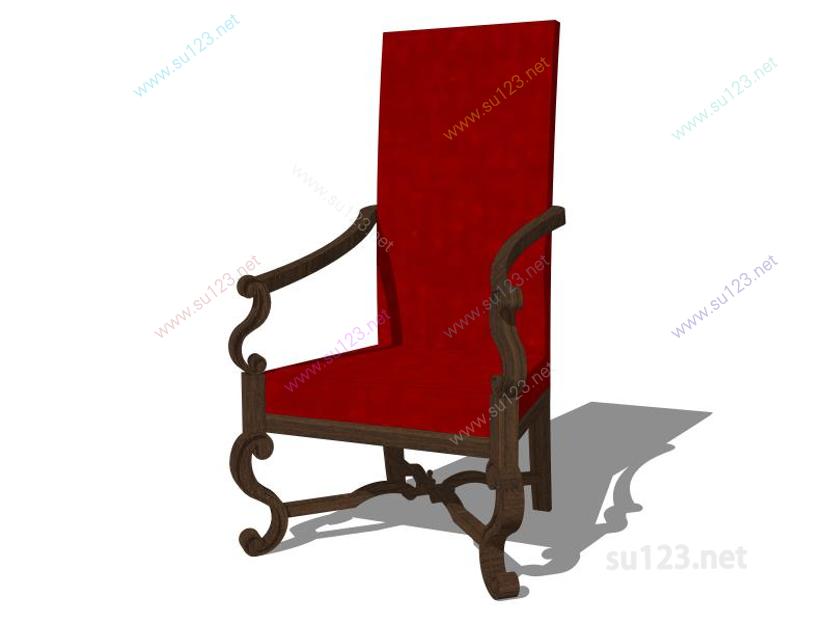 扶手椅071SU模型