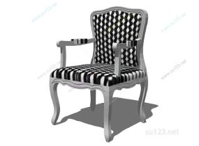 扶手椅045SU模型