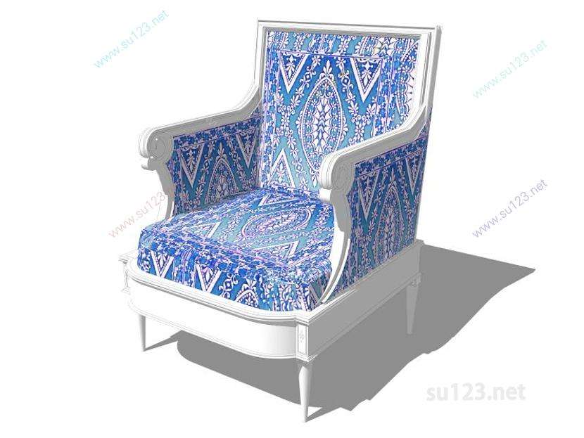 扶手椅064SU模型