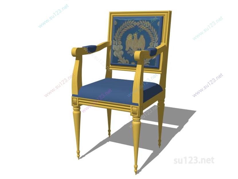 扶手椅104SU模型