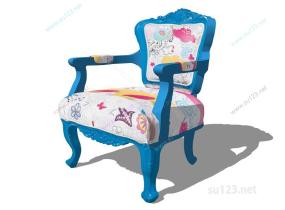 扶手椅039SU模型