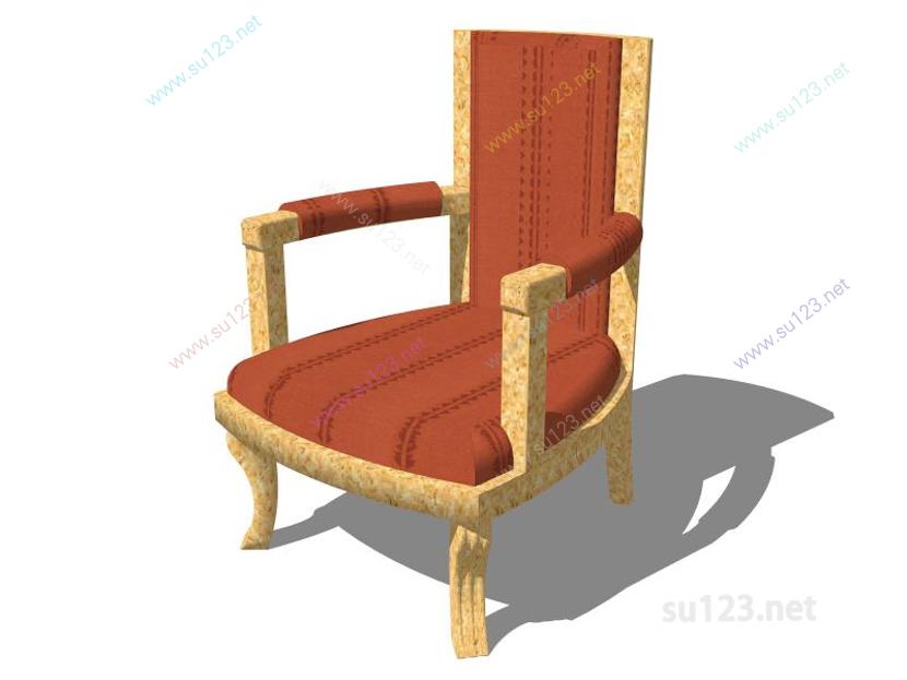 扶手椅102SU模型