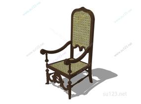 扶手椅015SU模型