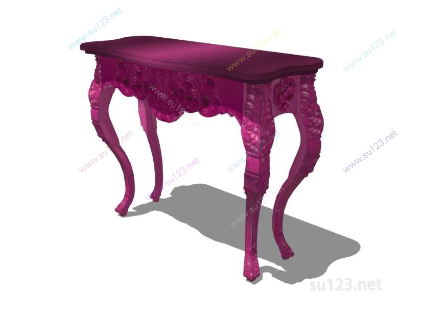 桌子桌几装饰桌 (7)SU模型
