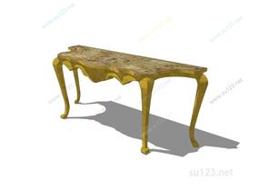 桌子桌几装饰桌 (11)SU模型