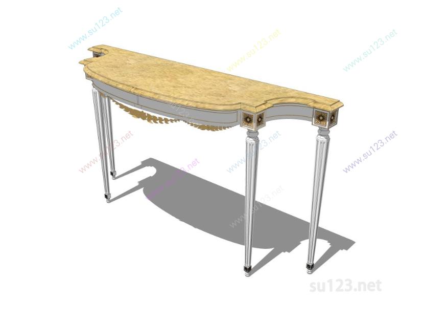 桌子桌几装饰桌 (9)SU模型