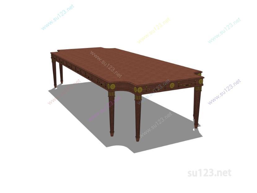 桌几桌子 (41)SU模型