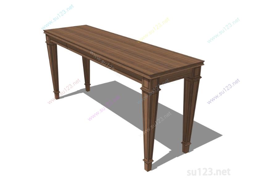 桌几桌子 (4)SU模型