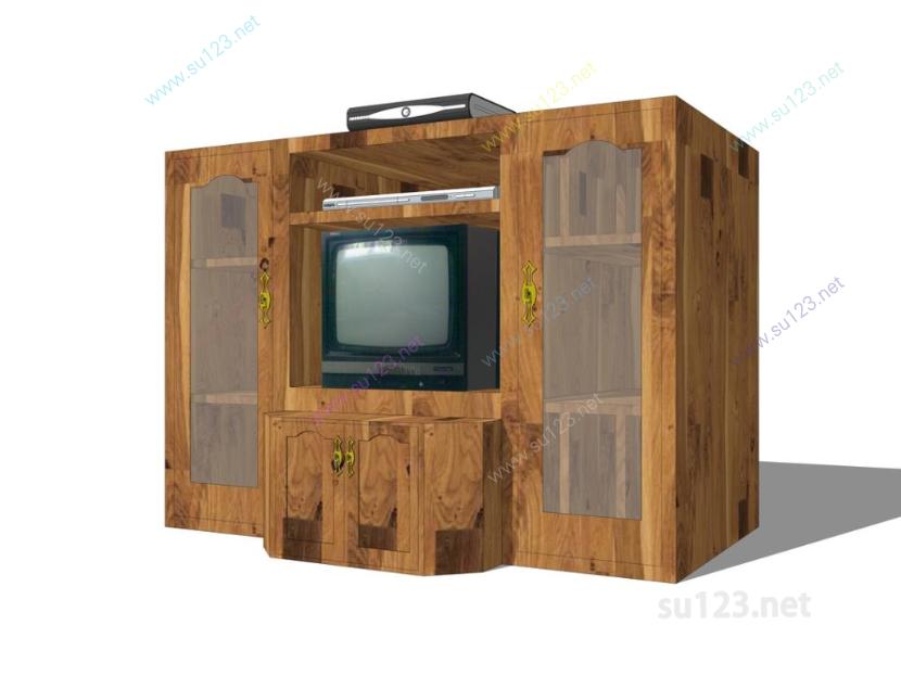 电视柜子 (5)SU模型