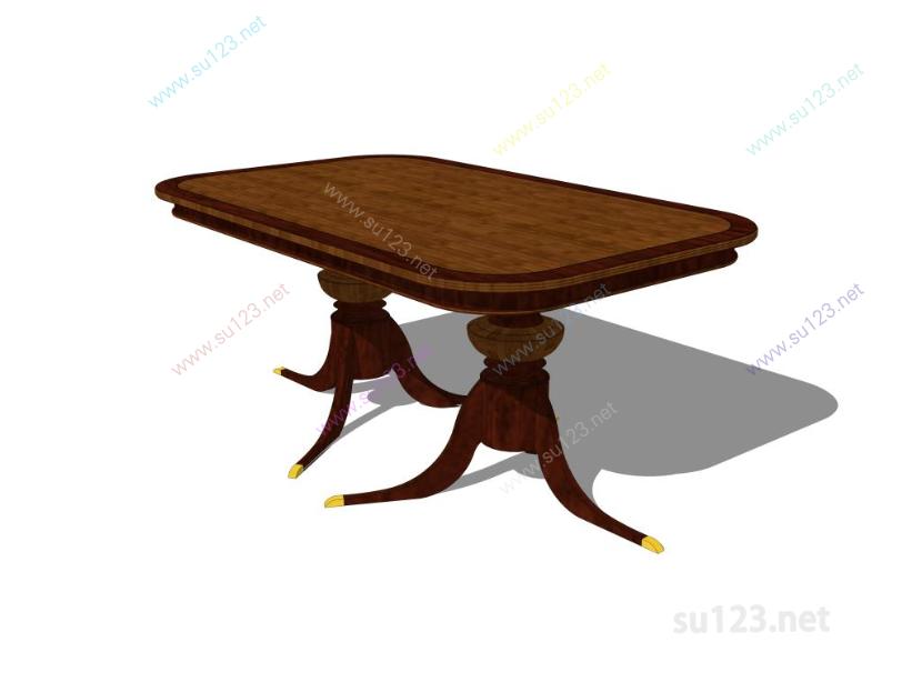 桌几桌子 (58)SU模型