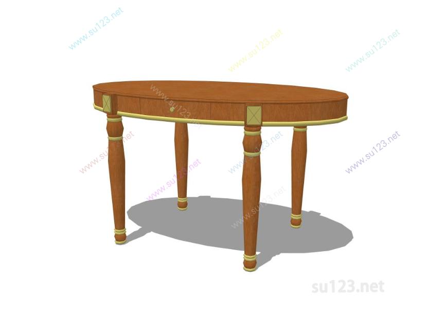 桌几桌子 (14)SU模型