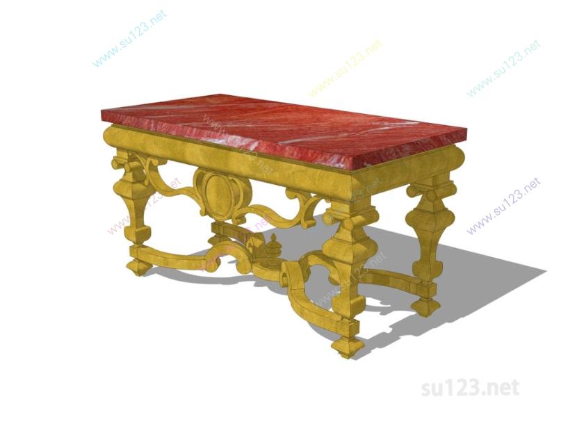 桌子桌几装饰桌 (8)SU模型