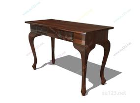 古典书桌子 (2)SU模型