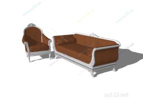 组合沙发 (2)SU模型