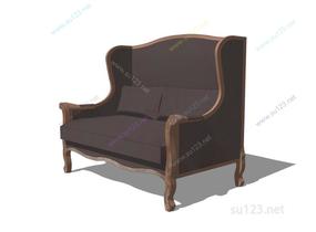 双人沙发 (5)SU模型