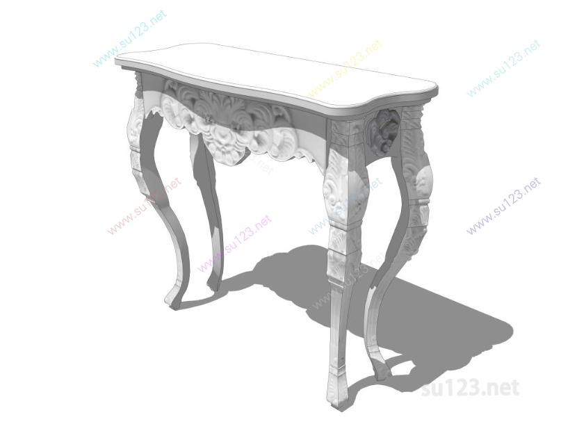 桌子桌几装饰桌 (6)SU模型