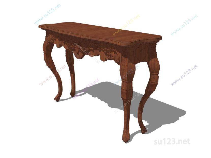 桌子桌几装饰桌 (10)SU模型