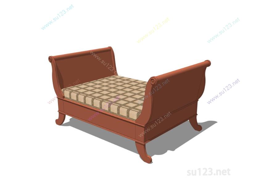  沙发躺椅-室内躺椅  011SU模型草图大师sketchup模型