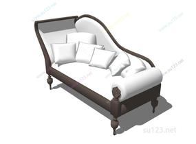 沙发躺椅-室内躺椅  012SU模型