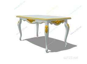 桌几桌子 (65)SU模型
