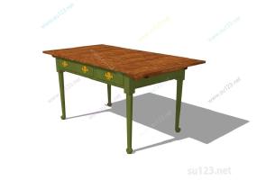 桌几桌子 (55)SU模型