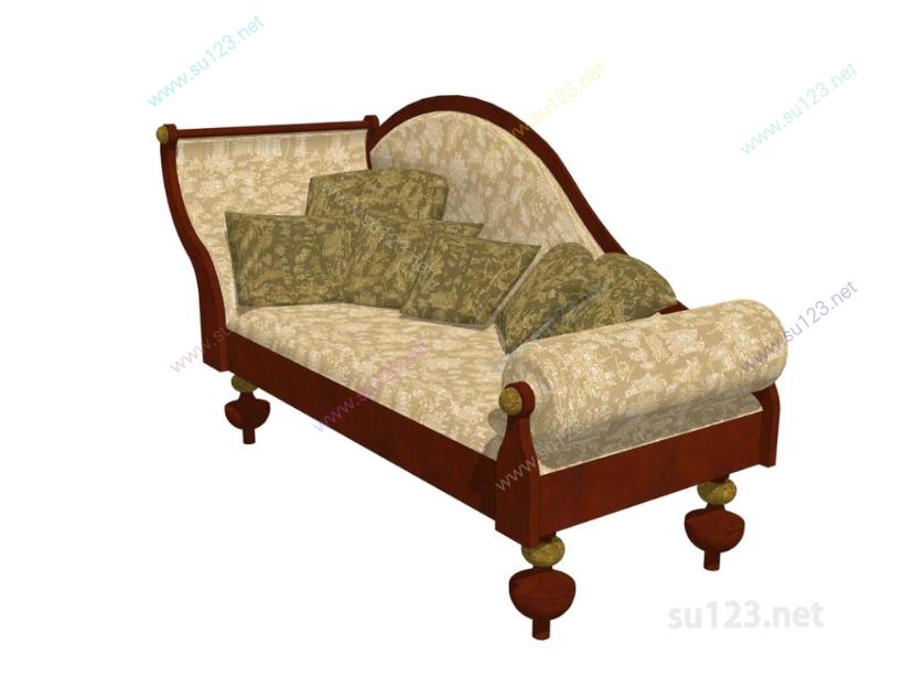 沙发躺椅-室内躺椅  006SU模型