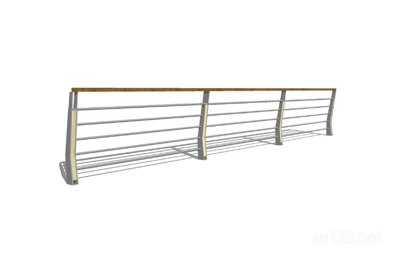 不锈钢栏杆 (36)SU模型