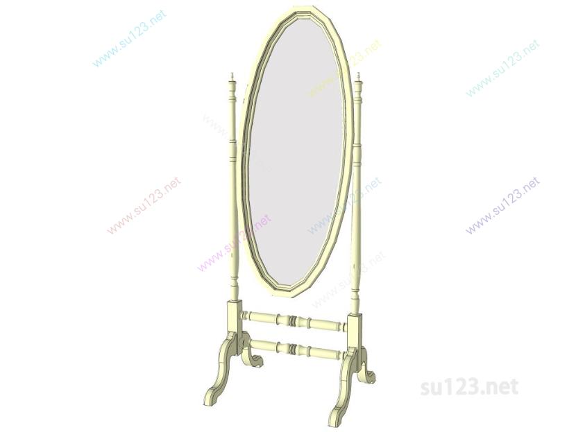 欧式镜子古典镜子 (23)SU模型