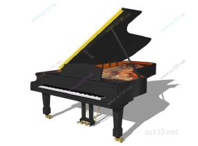 古典钢琴 (3)SU模型