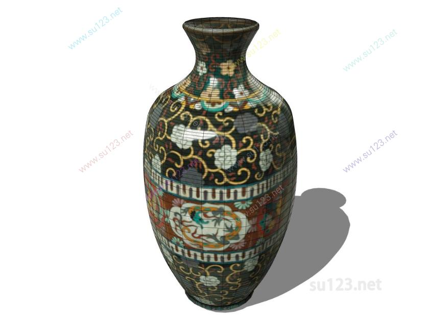 装饰花瓶 (2)SU模型