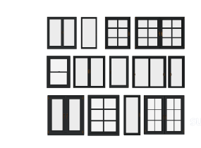 窗户组合 (19)SU模型