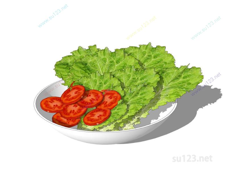 食物水果蔬菜SU模型