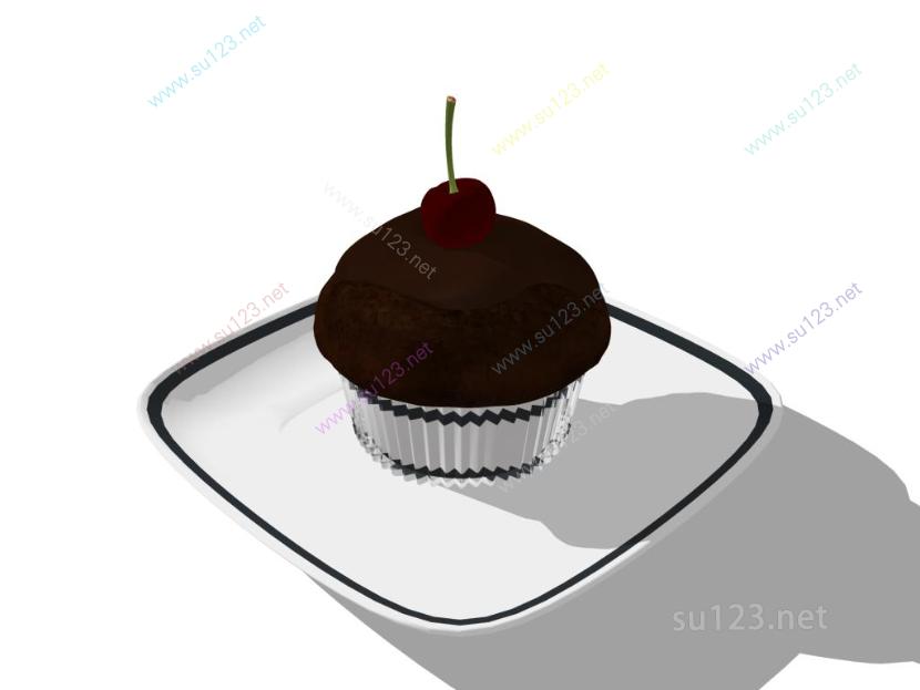 蛋糕 (3)SU模型