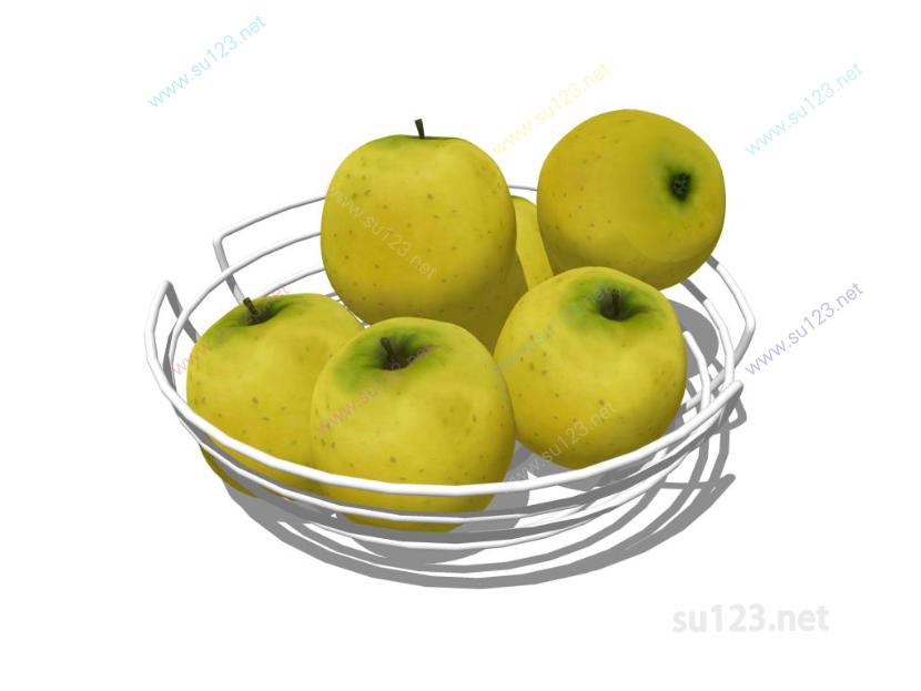水果果盘摆件 (14)SU模型