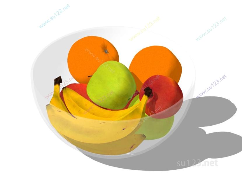 水果果盘摆件 (5)SU模型