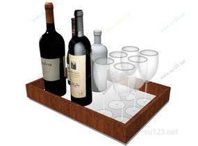 葡萄酒红酒杯子 (1)SU模型