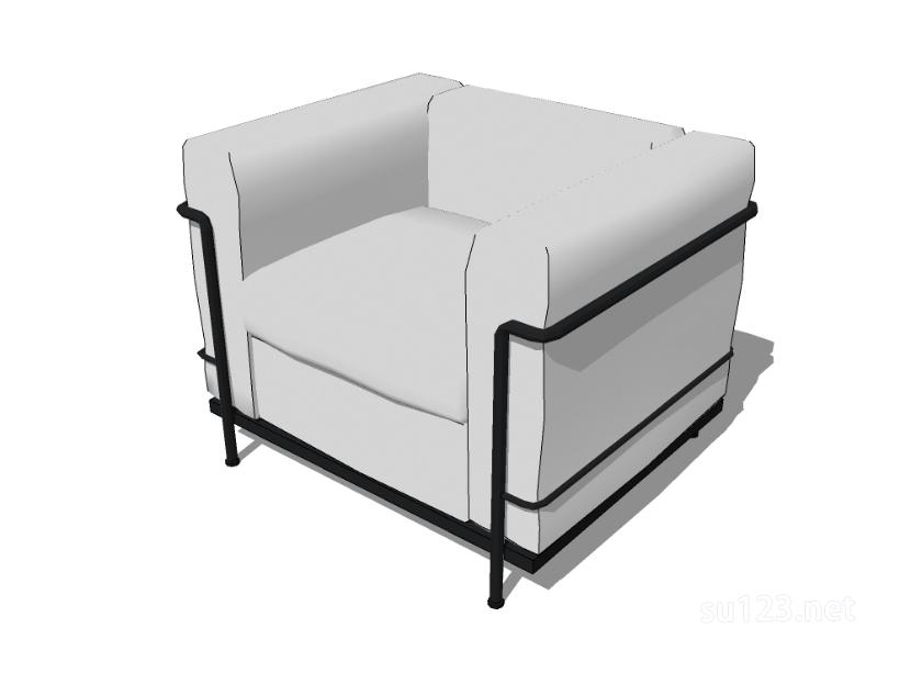 单人沙发106SU模型