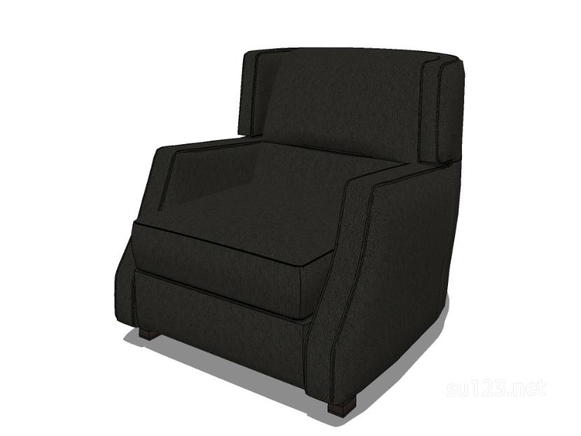 单人沙发4SU模型