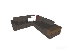 L型沙发32SU模型