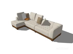 L型沙发25SU模型