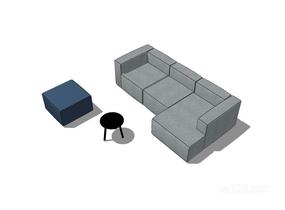 沙发组合7SU模型